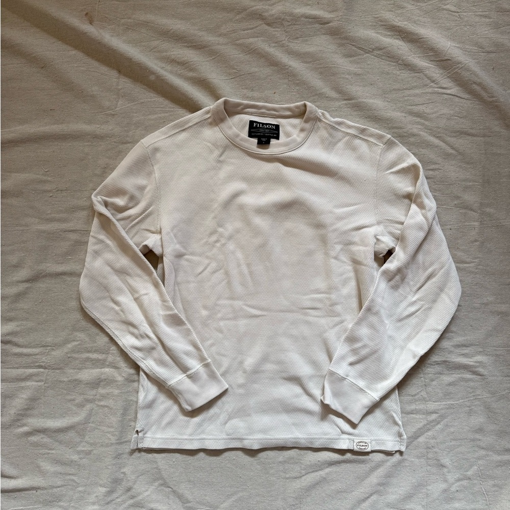 FILSON WAFFLE KNIT THERMAL CREWNECK